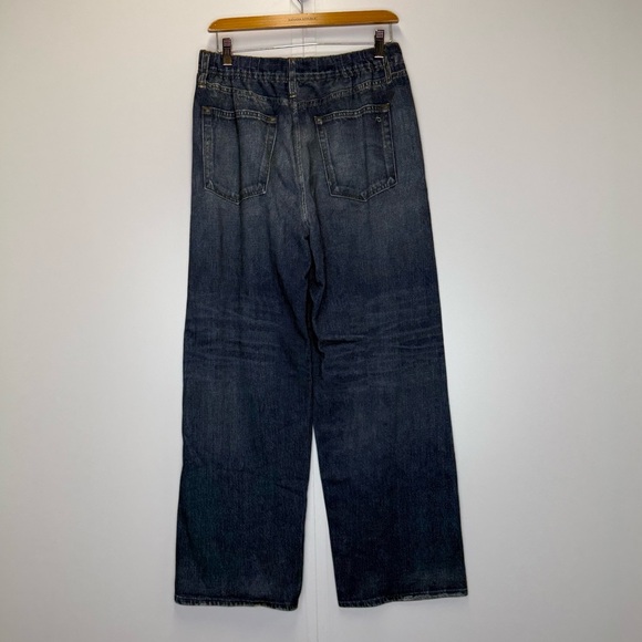 Rag & Bone Miramar Terry Wide-Leg Pant, Jean Looking Pants NWT - Picture 7 of 11